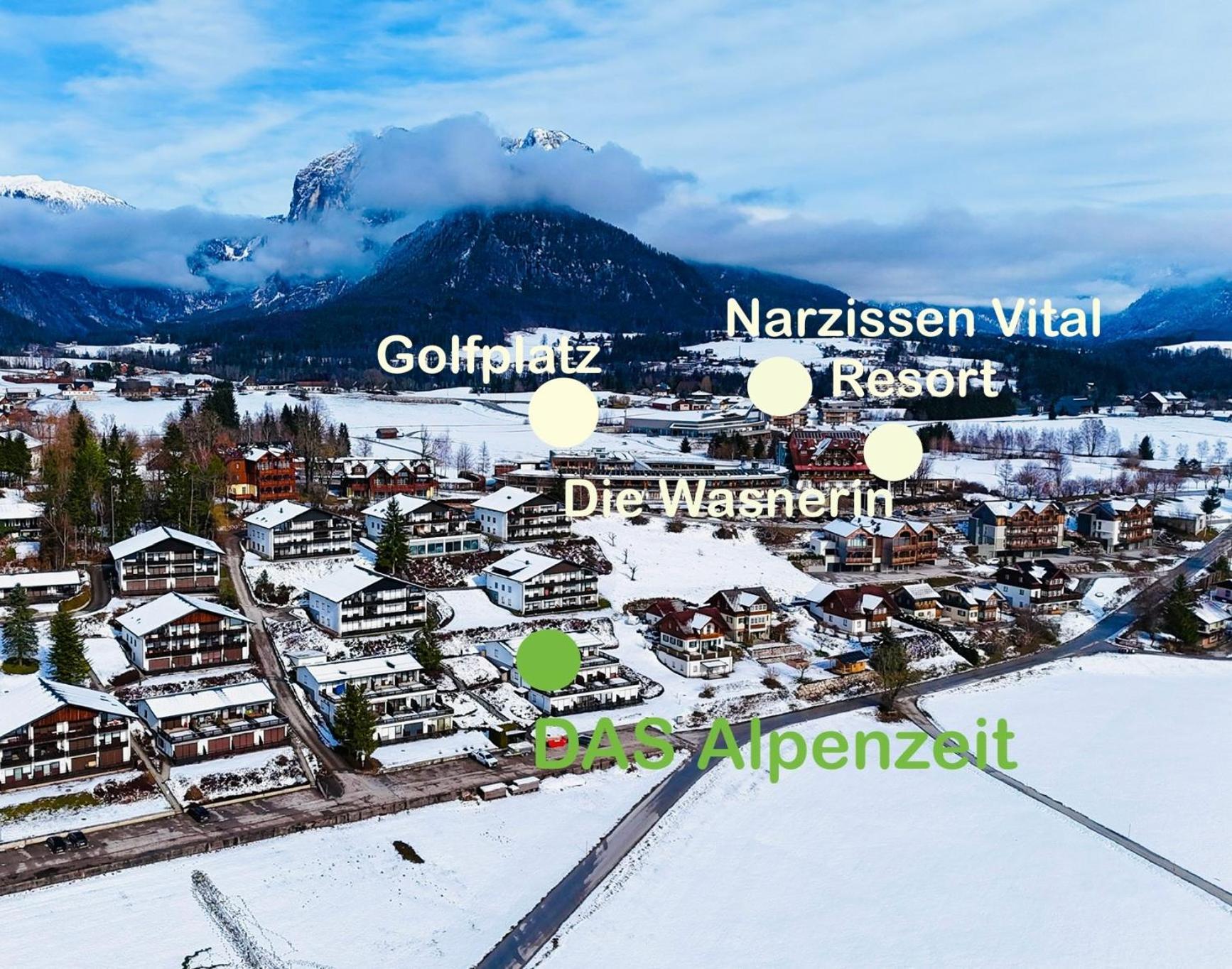 Das Alpenzeit Appartement Mit Just Private Terrasse (Adults Only) Bad Aussee Kültér fotó
