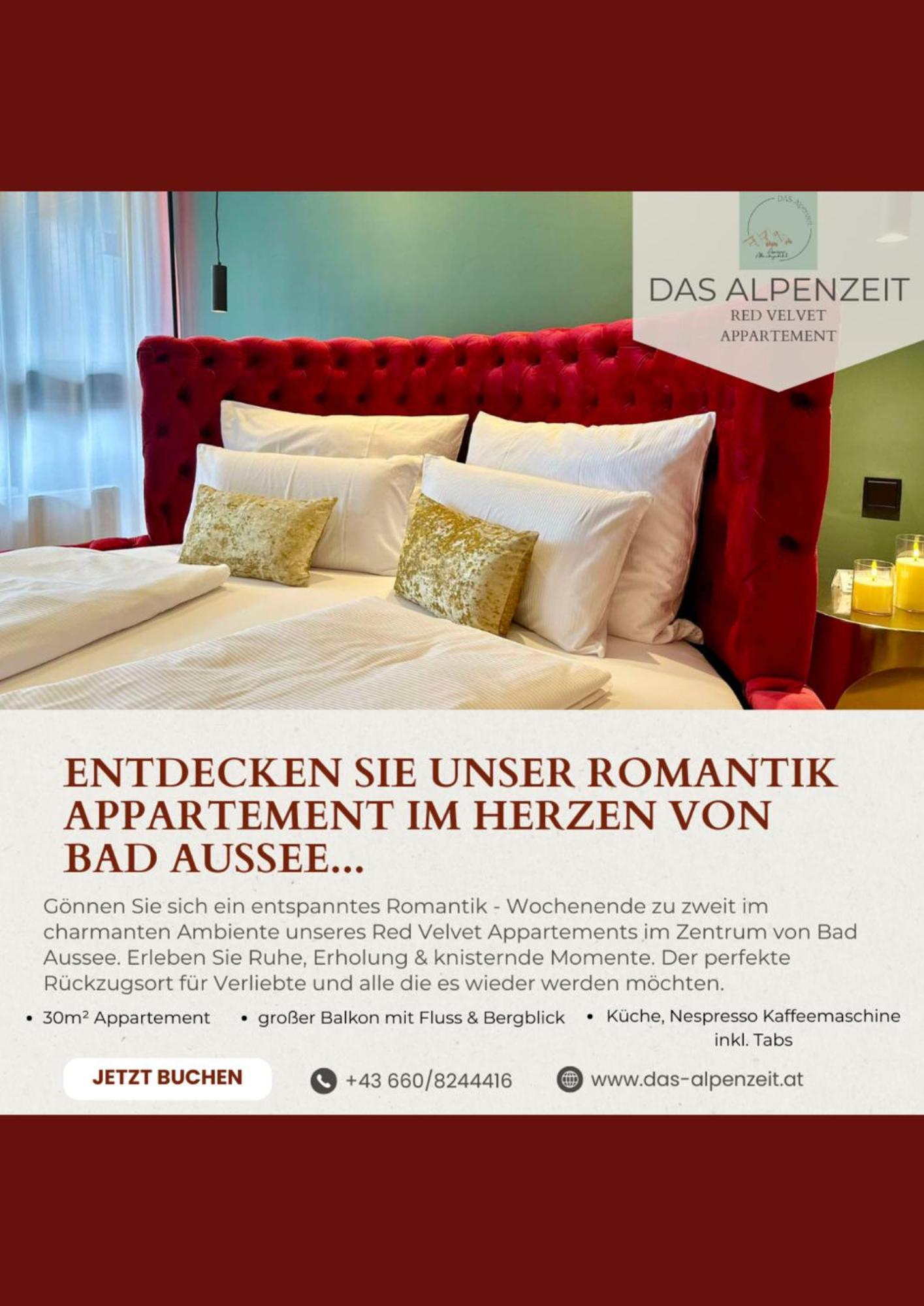 Das Alpenzeit Appartement Mit Just Private Terrasse (Adults Only) Bad Aussee Kültér fotó